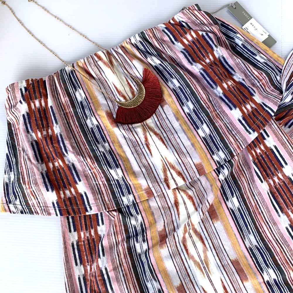 NWT Tart Tribal Print Sleeveless Maxi Dress - Sz S